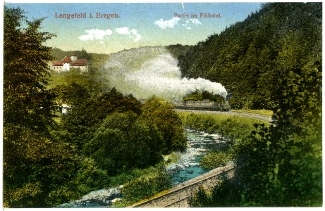 21078-Lengefeld-1918-Im Flöhatal-Brück & Sohn Kunstverlag
