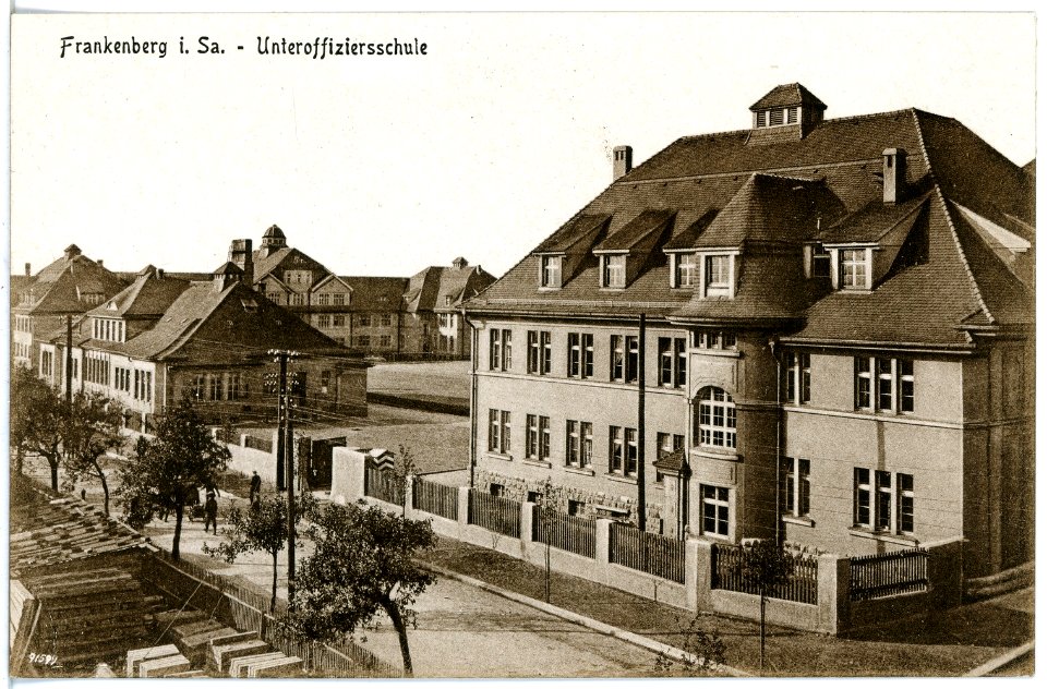 20658-Frankenberg-1917-Unteroffiziersschule-Brück & Sohn Kunstverlag