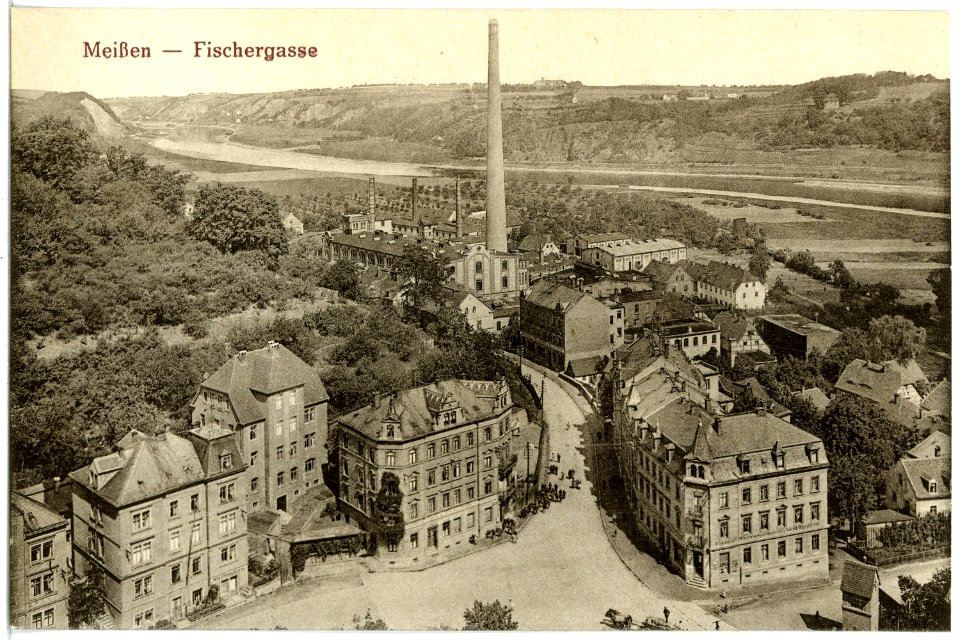 20554-Meißen-1917-Fischergasse-Brück & Sohn Kunstverlag