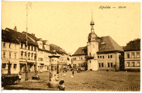 21044-Apolda-1918-Markt-Brück & Sohn Kunstverlag