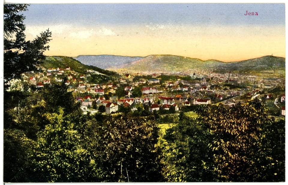 21252-Jena-1919-Blick auf Jena-Brück & Sohn Kunstverlag