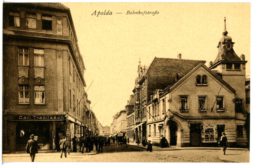 21050-Apolda-1918-Bahnhofstraße-Brück & Sohn Kunstverlag