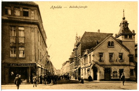 21050-Apolda-1918-Bahnhofstraße-Brück & Sohn Kunstverlag