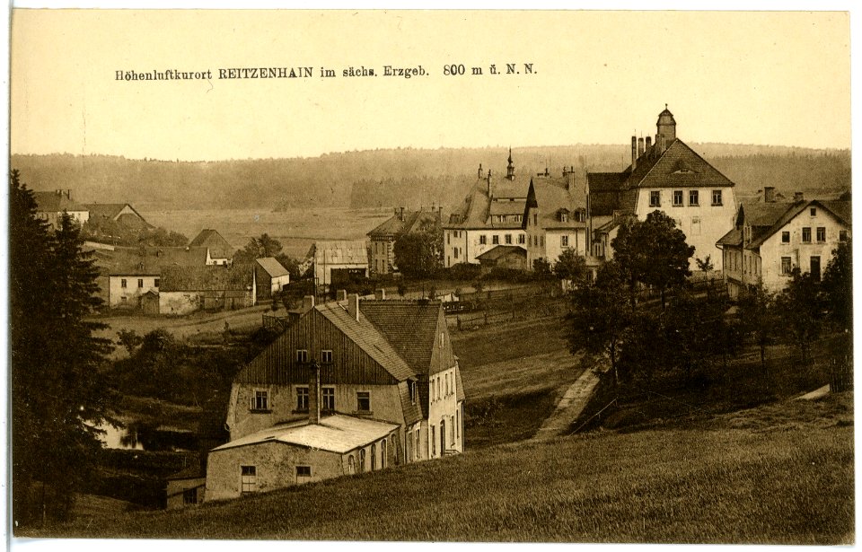 21089-Reitzenhain-1918-Blick auf Reitzenhain-Brück & Sohn Kunstverlag