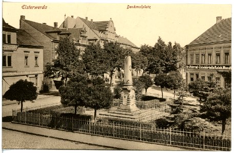 20836-Elsterwerda-1918-Denkmalplatz-Brück & Sohn Kunstverlag