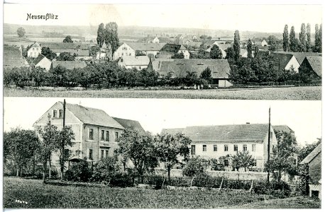 20598-Neuseußlitz-1917-Blick auf Neuseußlitz-Brück & Sohn Kunstverlag
