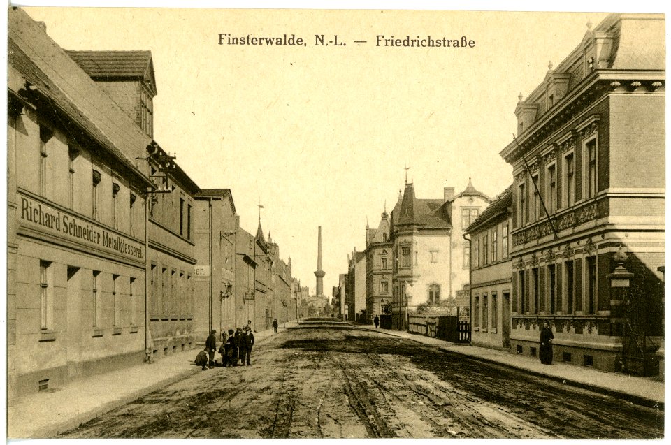 20688-Finsterwalde-1917-Friedrichstraße-Brück & Sohn Kunstverlag