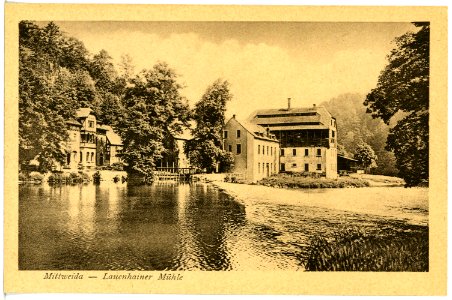 20851-Mittweida-1918-Lauenhainer Mühle-Brück & Sohn Kunstverlag