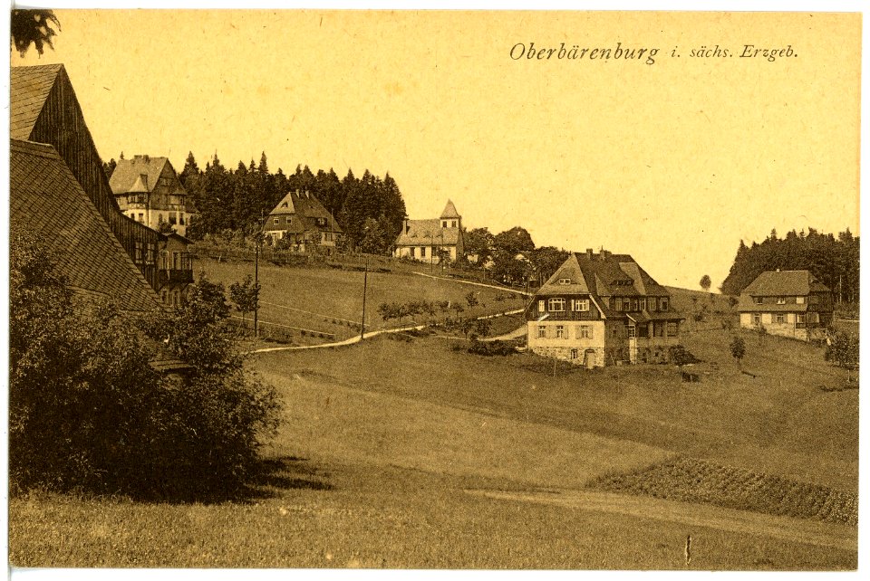 21638-Oberbärenburg-1920-Blick auf Oberbärenburg-Brück & Sohn Kunstverlag