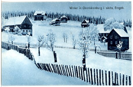 21363-Oberbärenburg-1919-Oberbärenburg im Winter-Brück & Sohn Kunstverlag