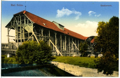 20895-Bad Sulza-1918-Gradierwerk-Brück & Sohn Kunstverlag