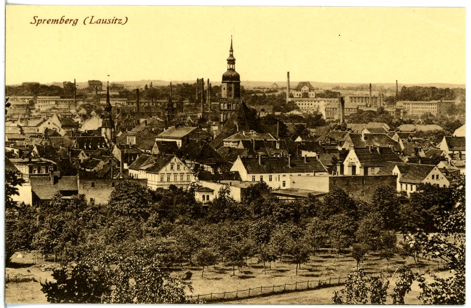 20951-Spremberg-1918-Blick auf Spremberg-Brück & Sohn Kunstverlag
