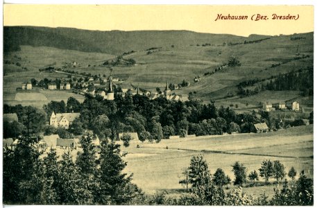 21126-Neuhausen-1919-Blick auf Neuhausen-Brück & Sohn Kunstverlag