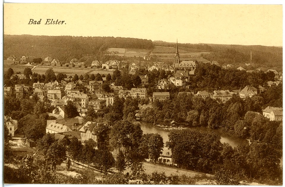 20615-Bad Elster-1917-Blick auf Bad Elster-Brück & Sohn Kunstverlag