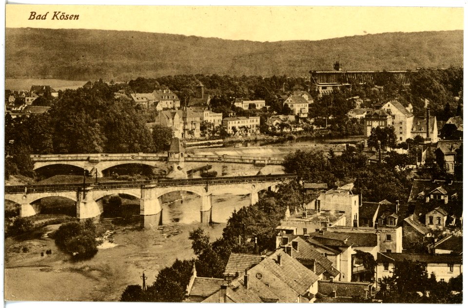 20977-Bad Kösen-1918-Blick auf Bad Kösen-Brück & Sohn Kunstverlag