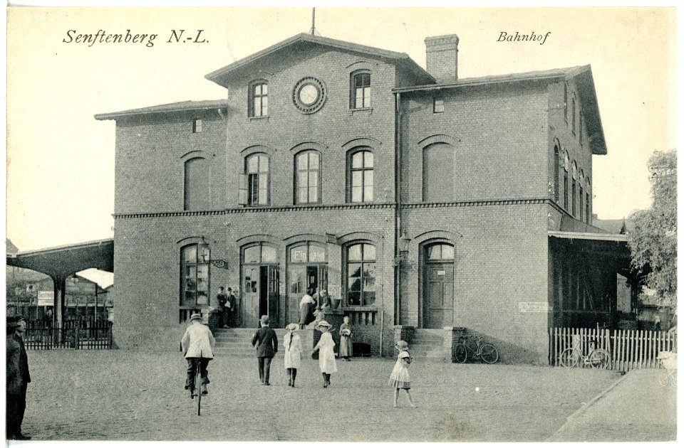 20826-Senftenberg-1918-Bahnhof-Brück & Sohn Kunstverlag