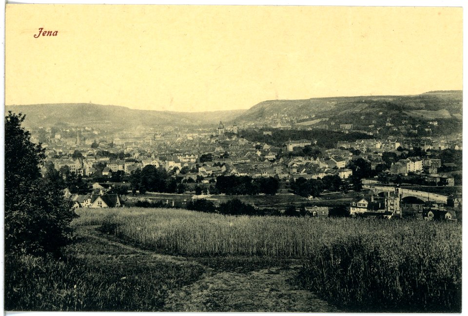 21253-Jena-1919-Blick auf Jena-Brück & Sohn Kunstverlag