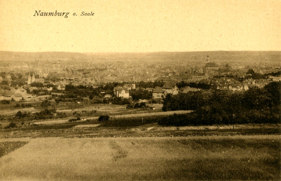 20956-Naumburg-1918-Blick auf Naumburg-Brück & Sohn Kunstverlag