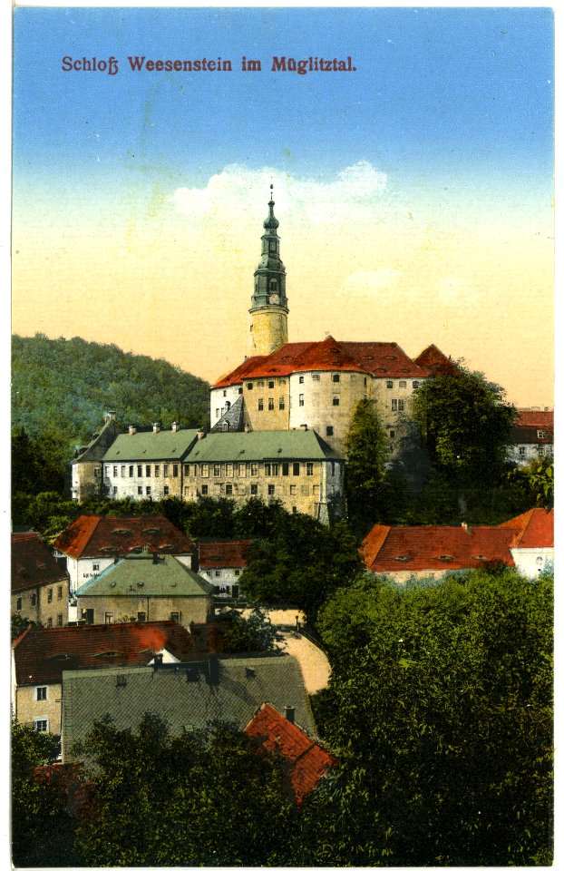 20730-Weesenstein-1917-Schloß-Brück & Sohn Kunstverlag
