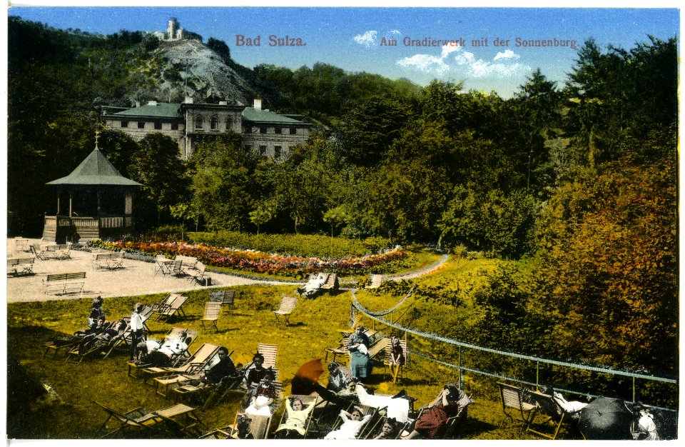 20897-Bad Sulza-1918-Gradierwerk mit der Sonnenburg-Brück & Sohn Kunstverlag