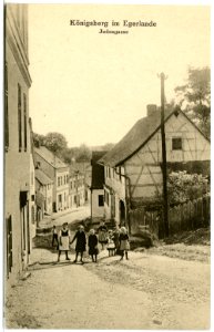 20670-Königsberg a. d. Eger-1917-Judengasse-Brück & Sohn Kunstverlag