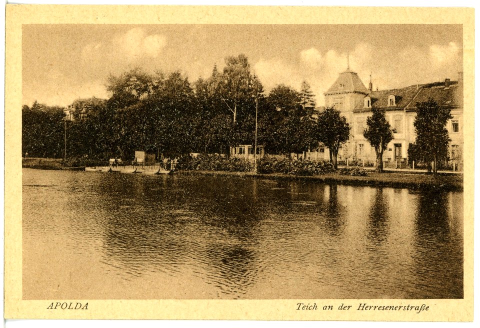 21047-Apolda-1918-Lohteich und Herresener Straße-Brück & Sohn Kunstverlag