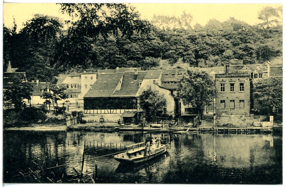 21214-Weißenfels-1919-Saalefähre-Brück & Sohn Kunstverlag