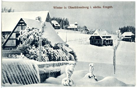 21362-Oberbärenburg-1919-Oberbärenburg im Winter-Brück & Sohn Kunstverlag