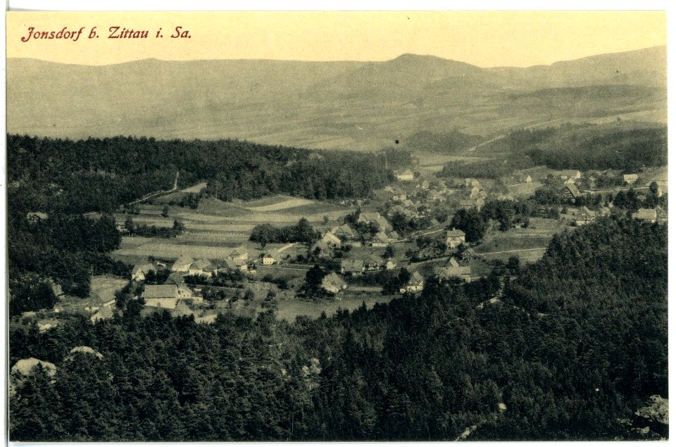 21320-Jonsdorf-1919-Blick auf Jonsdorf-Brück & Sohn Kunstverlag