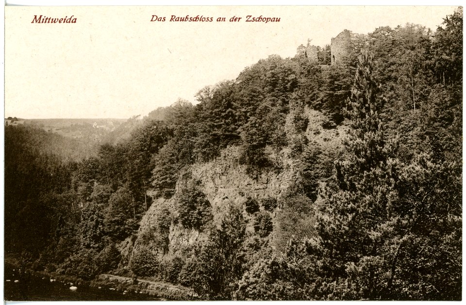 20857-Mittweida-1918-Raubschloß an der Zschopau-Brück & Sohn Kunstverlag