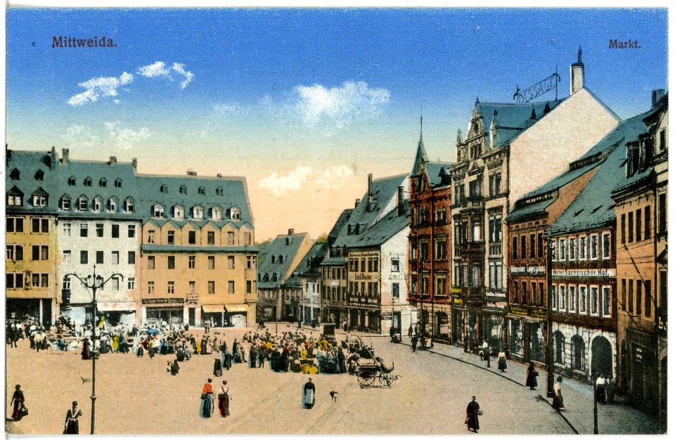 21005-Mittweida-1918-Markt-Brück & Sohn Kunstverlag