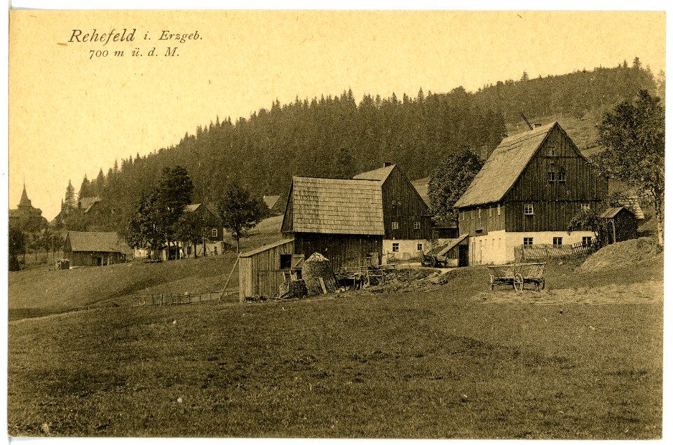 21276-Rehefeld-1919-Blick auf Rehefeld-Brück & Sohn Kunstverlag