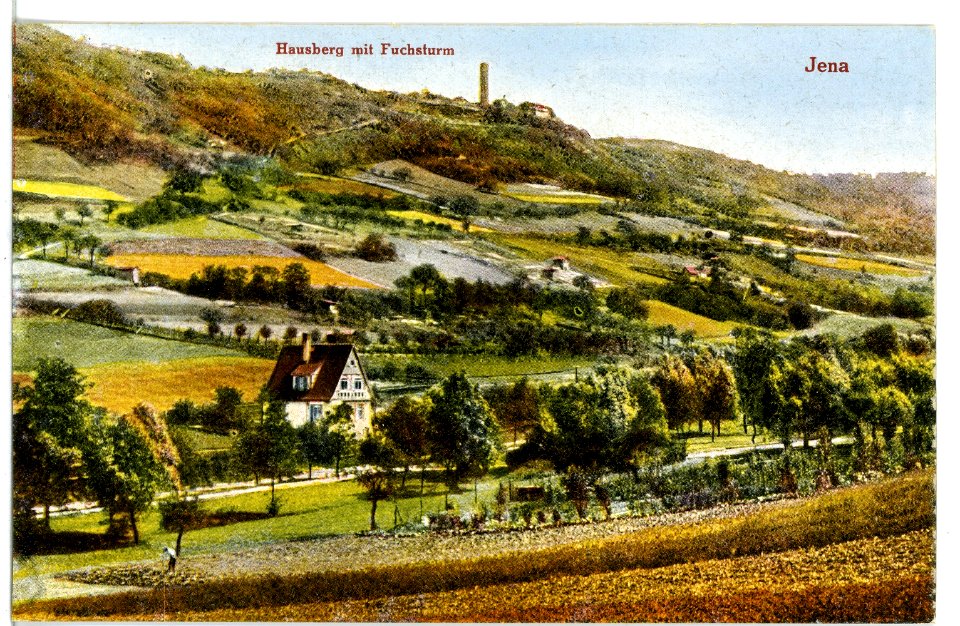 21244-Jena-1919-Hausberg mit Fuchsturm-Brück & Sohn Kunstverlag