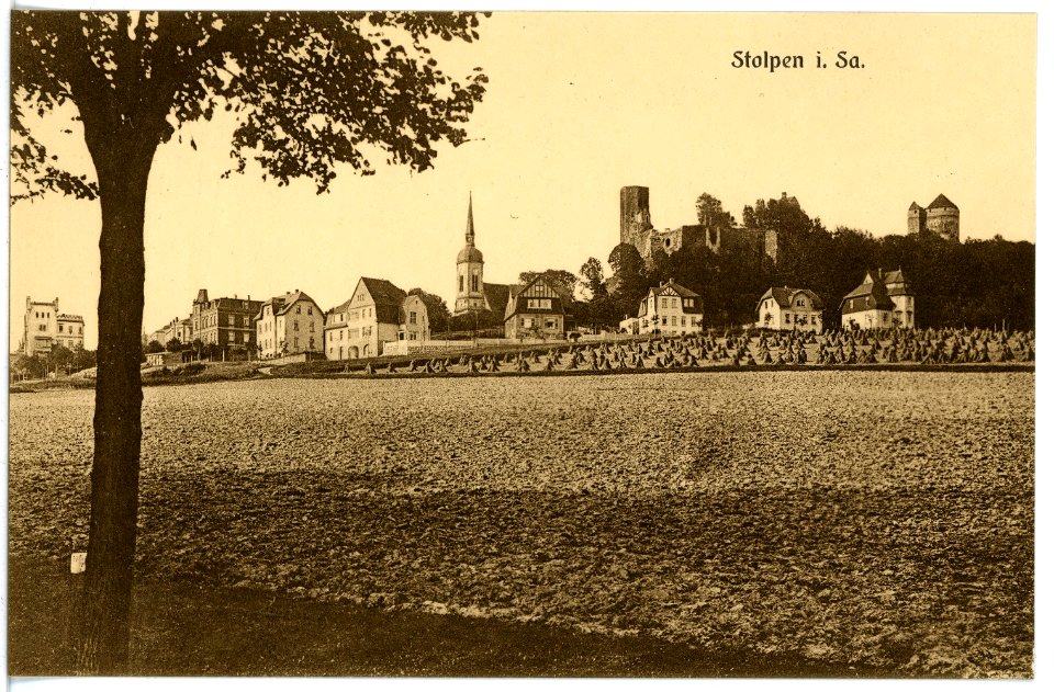 16827-Stolpen-1913-Schloß-Brück & Sohn Kunstverlag