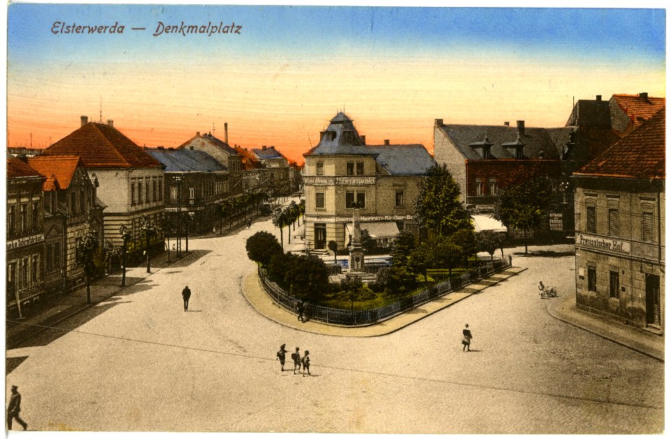 20841-Elsterwerda-1918-Denkmalplatz-Brück & Sohn Kunstverlag