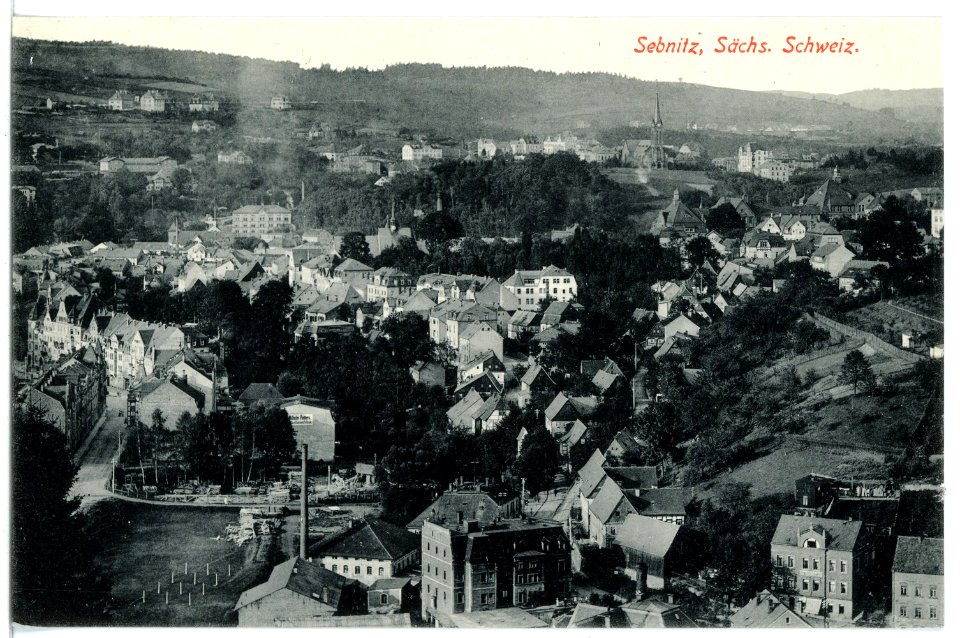 16984-Sebnitz-1913-Blick auf Sebnitz-Brück & Sohn Kunstverlag