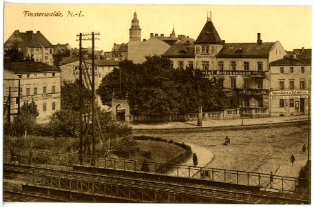 20926-Finsterwalde-1918-Blick auf Finsterwalde-Brück & Sohn Kunstverlag