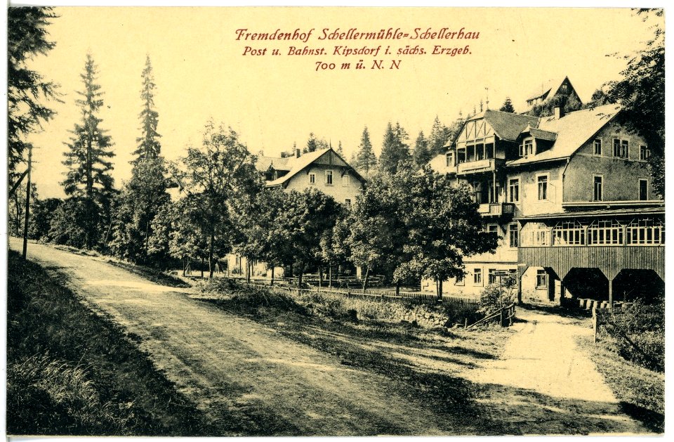 21177-Schellerhau-1919-Fremdenhof Schellermühle-Brück & Sohn Kunstverlag