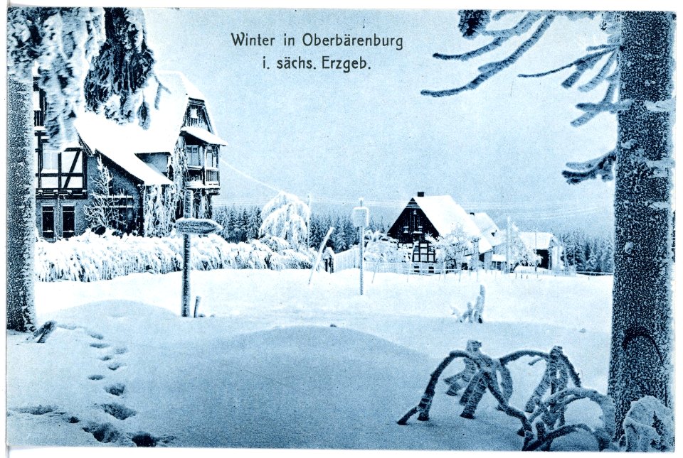 21358-Oberbärenburg-1919-Oberbärenburg im Winter-Brück & Sohn Kunstverlag