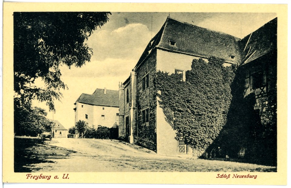 21185-Freyburg - Unstr.-1919-Schloß Neuenburg-Brück & Sohn Kunstverlag