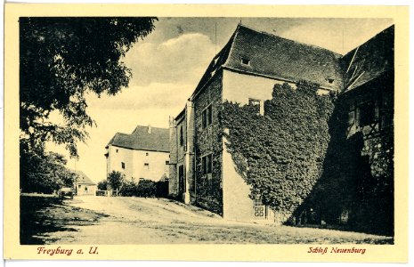 21185-Freyburg - Unstr.-1919-Schloß Neuenburg-Brück & Sohn Kunstverlag
