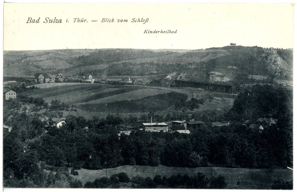 20913-Bad Sulza-1918-Blick vom Schloß-Brück & Sohn Kunstverlag