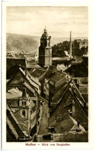 20734-Meißen-1917-Blick vom Burgkeller auf die Stadt-Brück & Sohn Kunstverlag