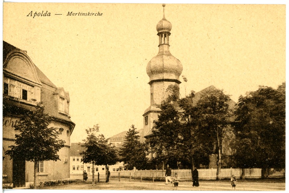 21051-Apolda-1918-Martinskirche-Brück & Sohn Kunstverlag