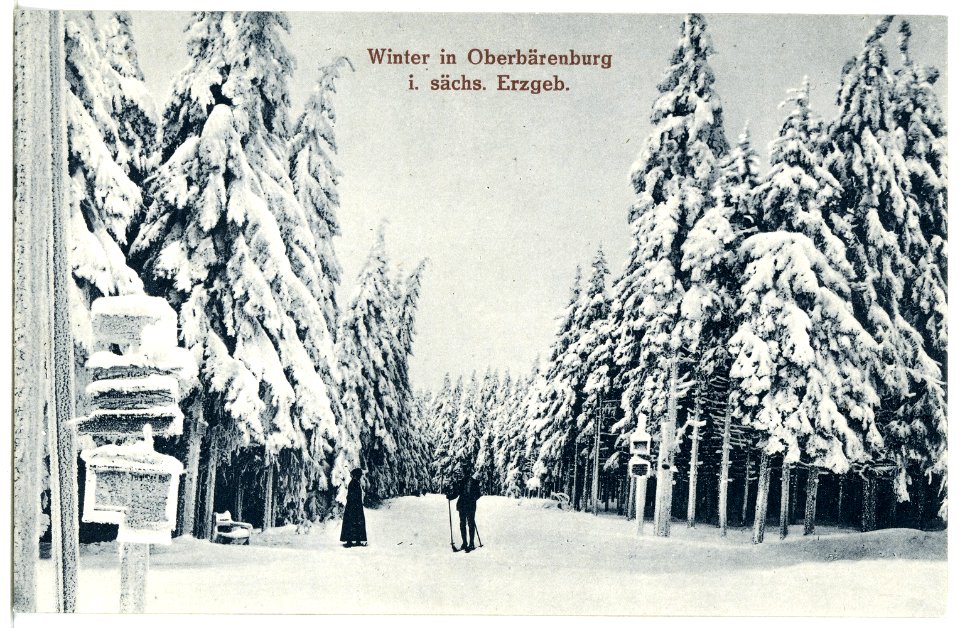 21361-Oberbärenburg-1919-im Winter-Brück & Sohn Kunstverlag