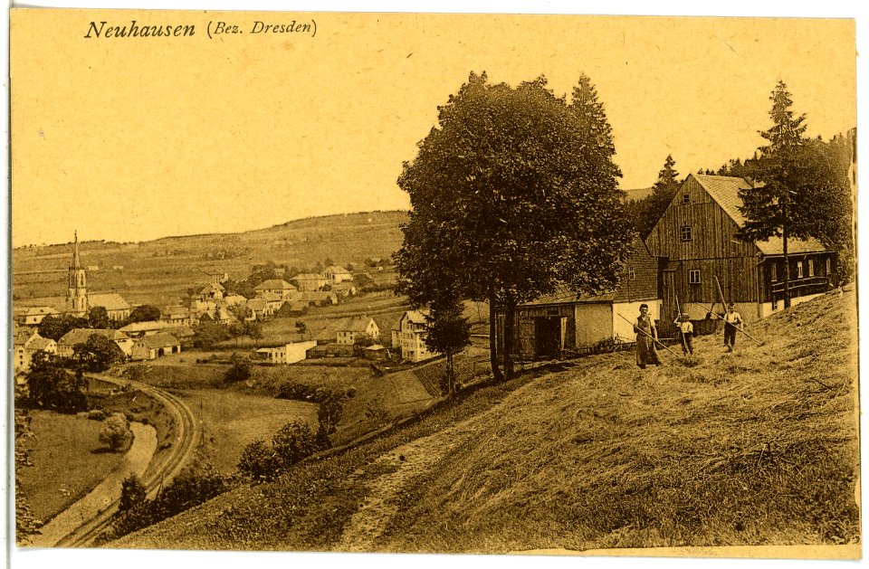21128-Neuhausen-1919-Blick auf Neuhausen-Brück & Sohn Kunstverlag