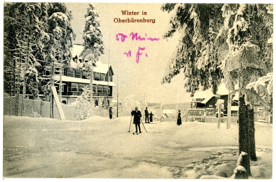21384-Oberbärenburg-1919-Berghotel Friedrichshöhe-Brück & Sohn Kunstverlag