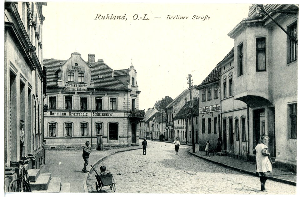 20924-Ruhland-1918-Berliner Straße-Brück & Sohn Kunstverlag