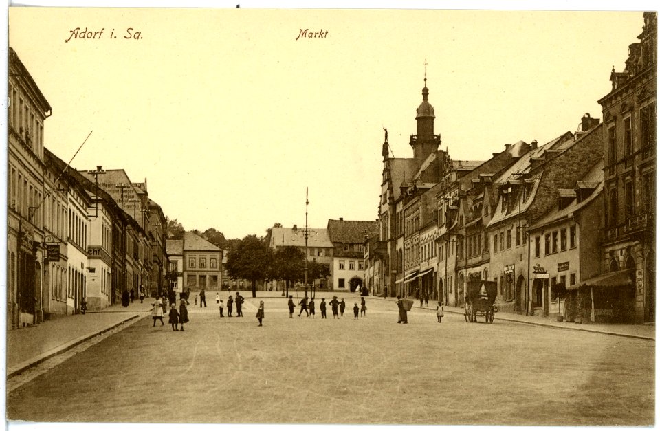 16932-Adorf-1913-Markt-Brück & Sohn Kunstverlag