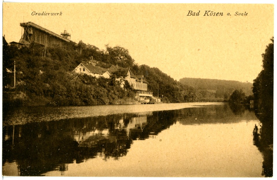 20989-Bad Kösen-1918-Gradierwerk und Saale-Brück & Sohn Kunstverlag
